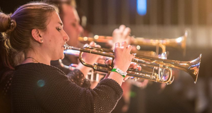 De Concert Jazz Band op de plaat