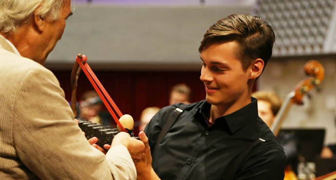 Rogier Hornman werd totaal overvallen... (foto Pieter Kunnen)