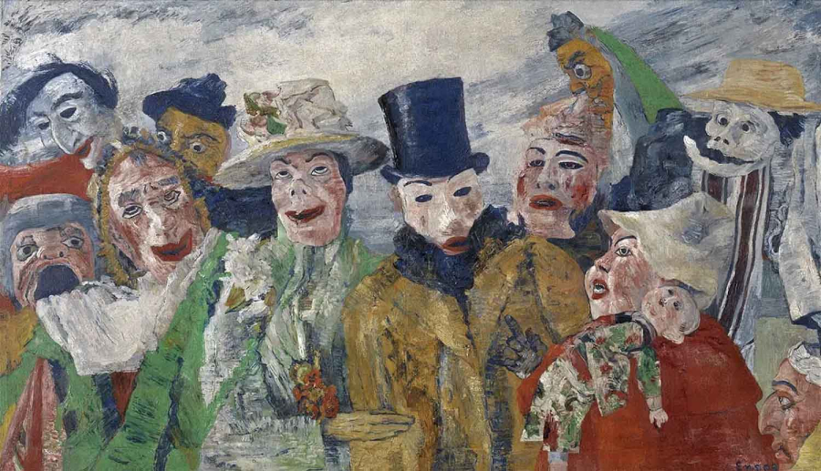 James Ensor, the Intrigue painting, The Collector