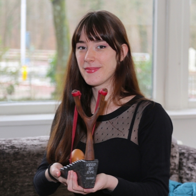 Gefeliciteerd Celia Swart, met de Keep an Eye Productieprijs!
