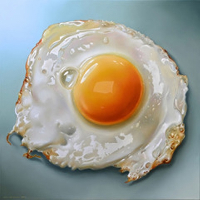 Tjalf Sparnaay, MG Fried Egg, 2013, olieverf op doek