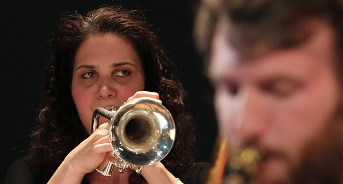 Concert Jazz Band zónder geluid