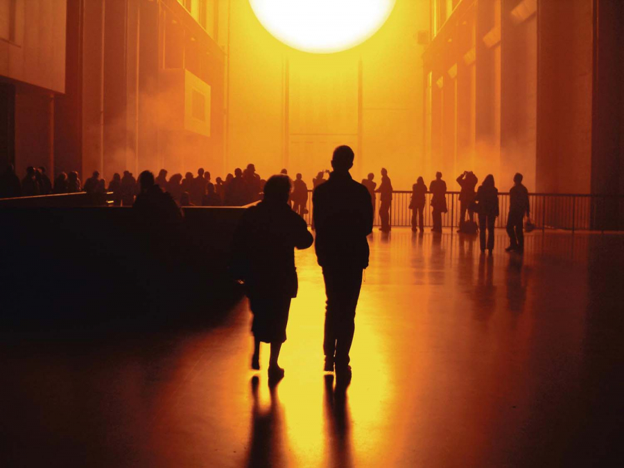 Olafur Eliasson, the weather project, Tate Modern Londen 2003