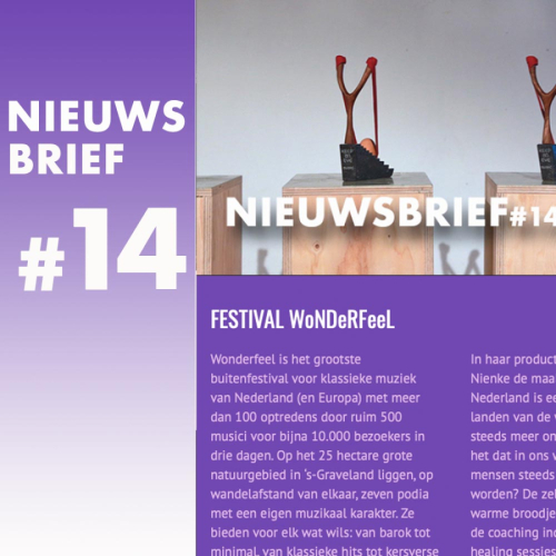 Een overvolle agenda, sorry, nieuwsbrief. Twee keer mode, festivals vol muziek en film, maar ook nog fotografie en tips