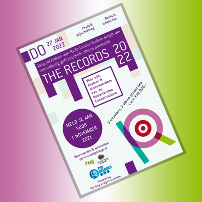Nieuws voor alle Conservatorium studenten en alumni: Inschrijving THE RECORDS geopend!