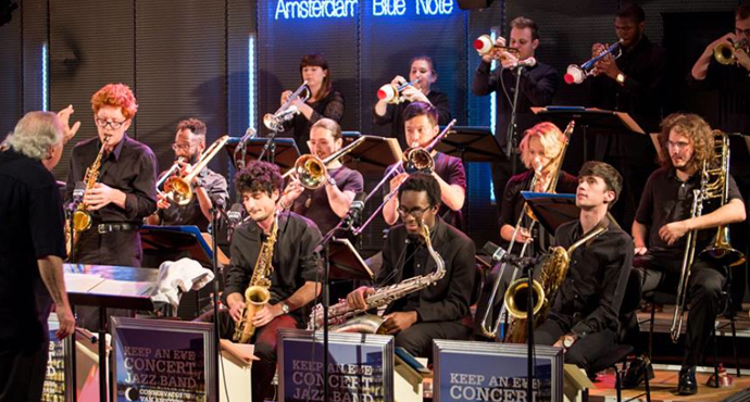 De Concert Jazz Band op de plaat