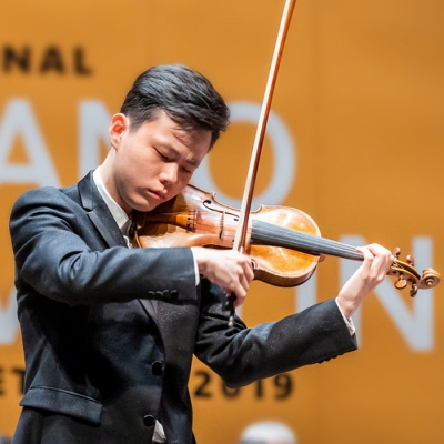 Vioolspel op eenzame hoogte. Tweede winnaar Talent Award Klassiek