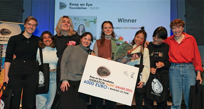 Winnaar Animation Talent Award
