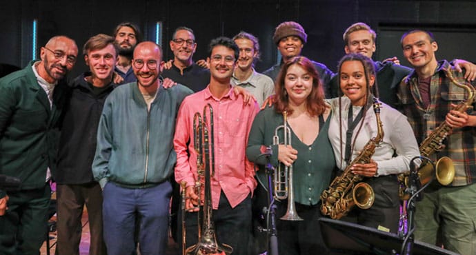 Jazz Large Ensemble spatte de (snelkook)pan uit!